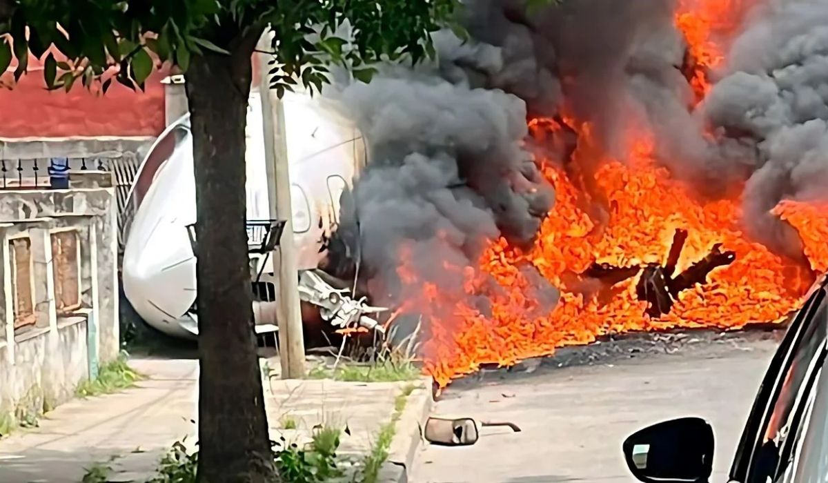 Despiste e incendio de un avión en el aeropuerto de San Fernando: dos muertos