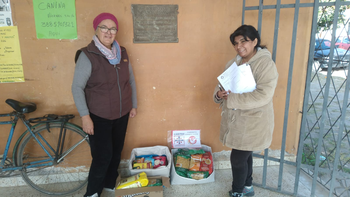 Luego de la colecta de Cáritas, entregaron donaciones a comedores de Palpalá