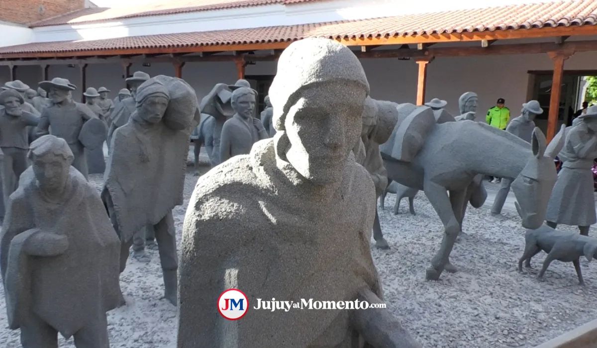 Los escultores del Cabildo Histórico recibieron el reconocimiento de los jujeños