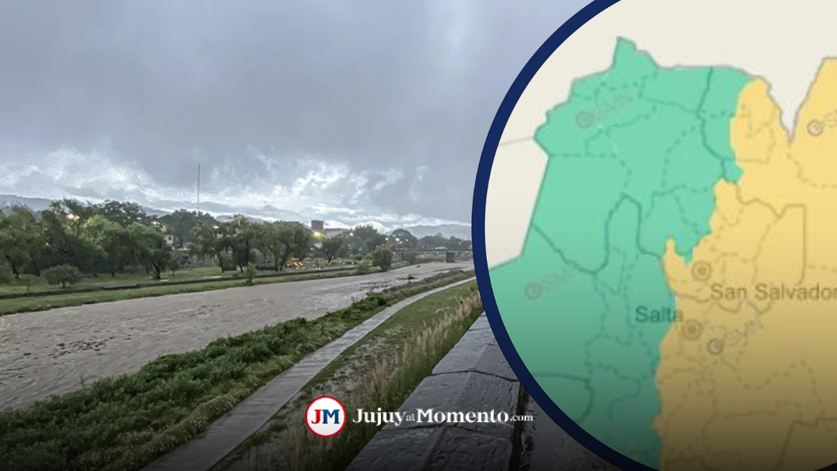 Alerta amarilla por tormentas en Jujuy