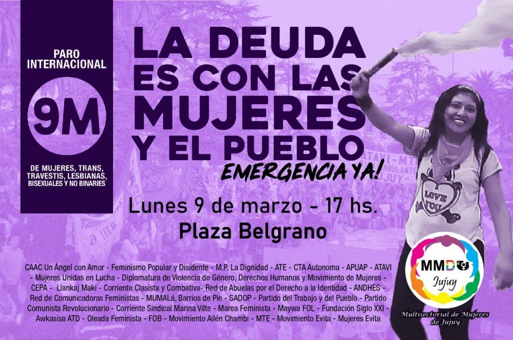 En Un Contexto De Femicidios Cada 23hs Jujuy Se Suma A La Marcha Y Paro De Mujeres 4116