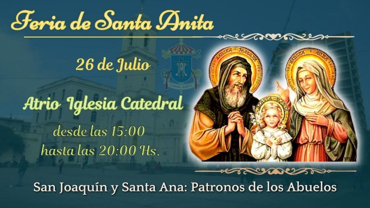Habrá Feria de Santa Anita en la explanada de la iglesia Catedral