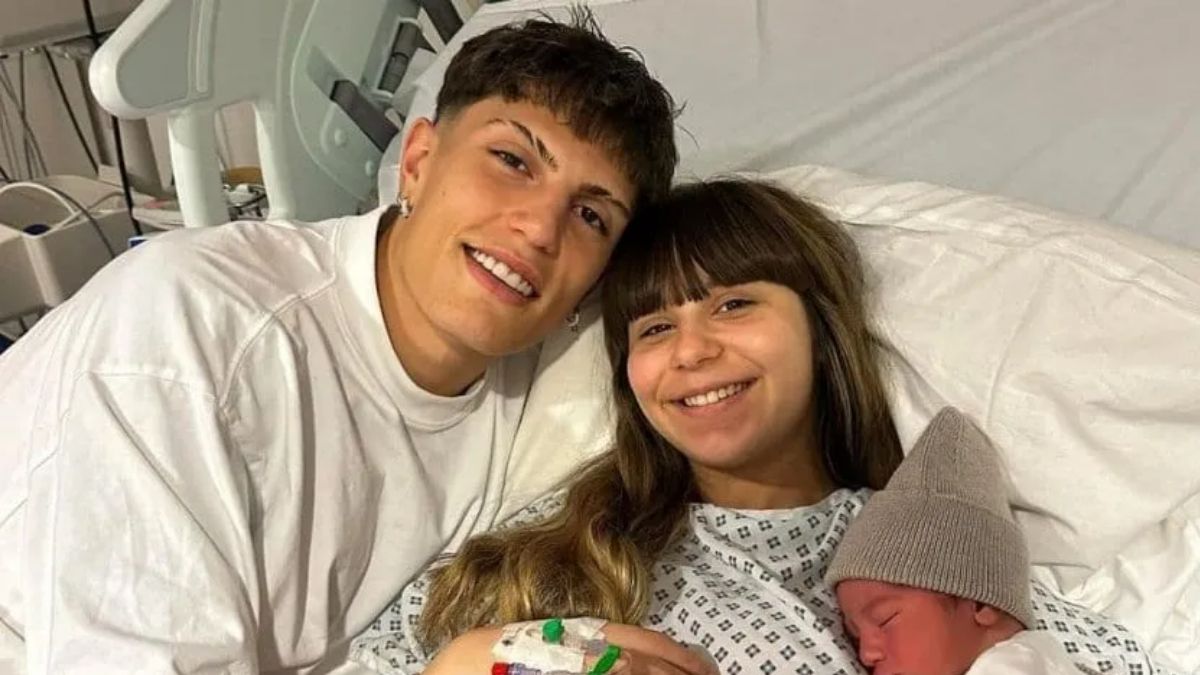 Alejandro Garnacho se convirtió en papá por primera vez Alejandro Garnacho se convirtió en papá por primera vez