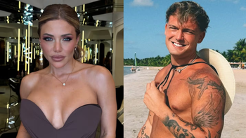 Evangelina Anderson en la camioneta de Ian Lucas en medio de los rumores de romance