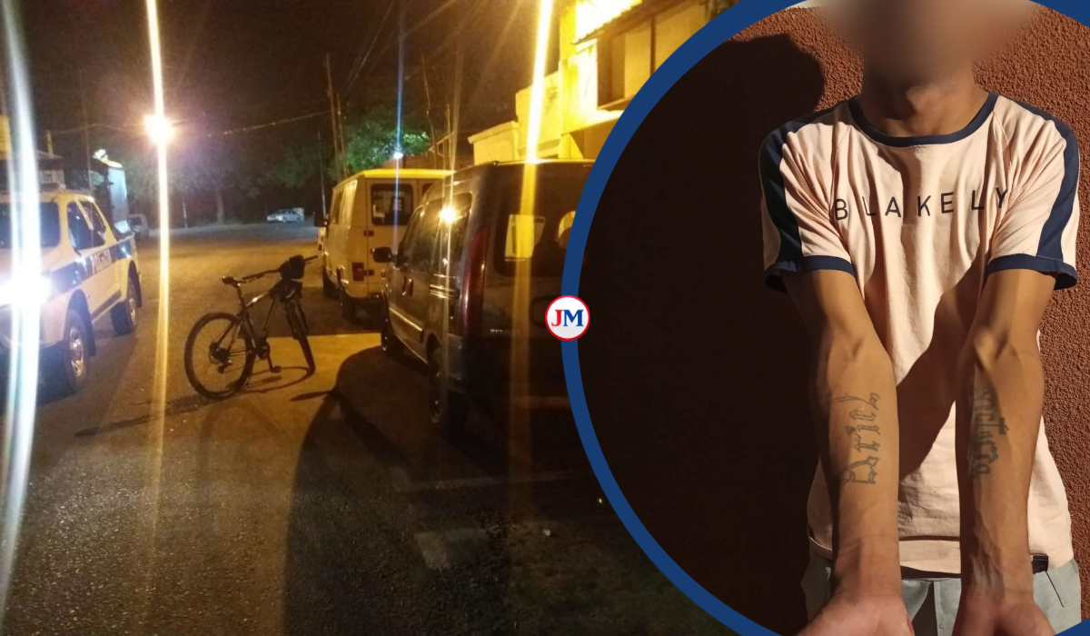 Gorriti: las cámaras lo captaron abriendo un auto para robar