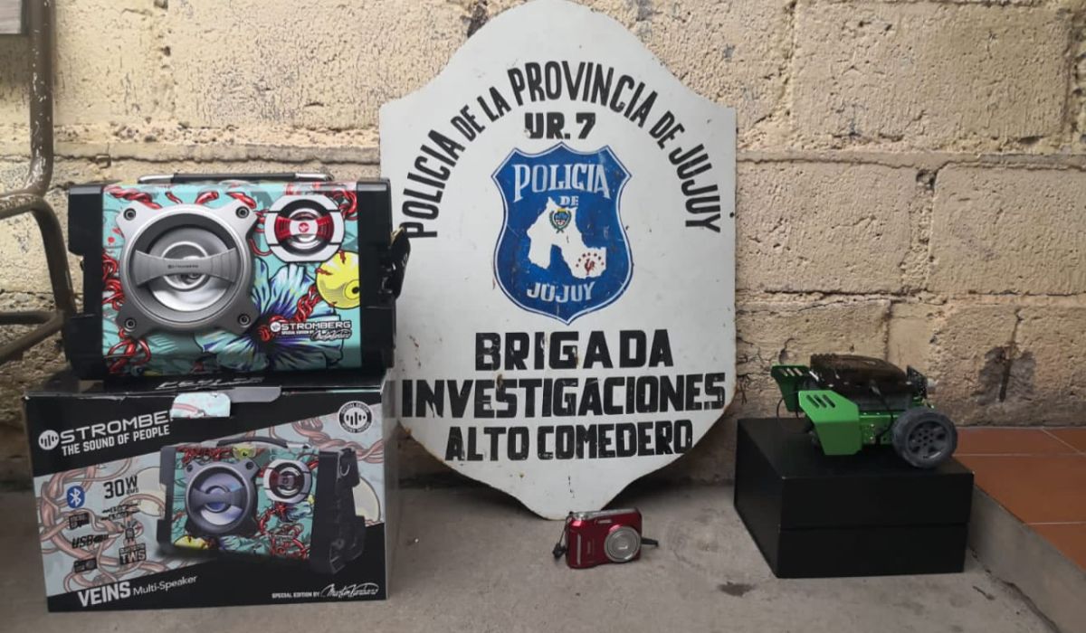 Recuperaron objetos robados de la Escuela N°464 Provincia de Jujuy