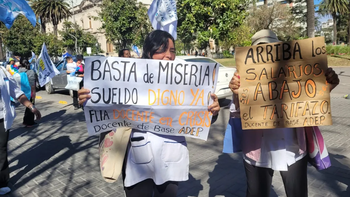 Docentes indignados con el cierre de las paritarias para agosto